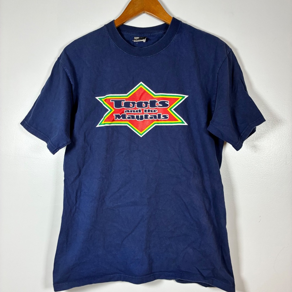 Toots and the Maytals Reggae Band Graphic Tee M Ska Rasta Colors Streetwear 90s